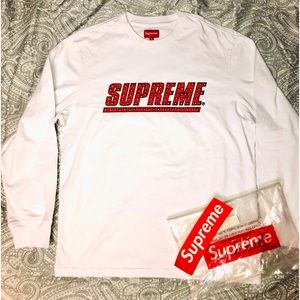 【Supreme】Athletic Studded Long-Sleeve Top★Black★24FW★ Supreme Athletic Studded L S Top (FW24) - $118